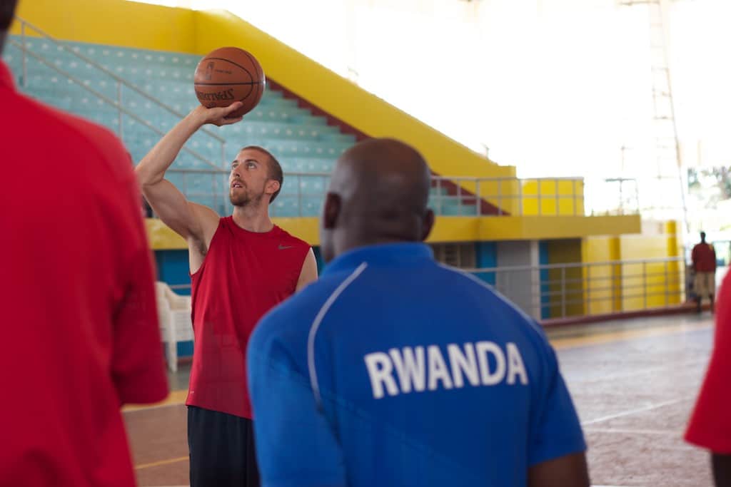 Blake basketball in Rwanda Blake basketball in Rwanda